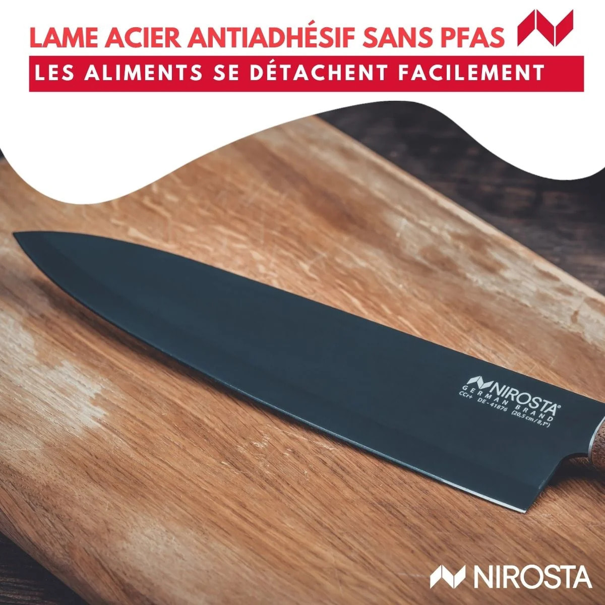 Couteau de chef 33 cm Nirosta Flow