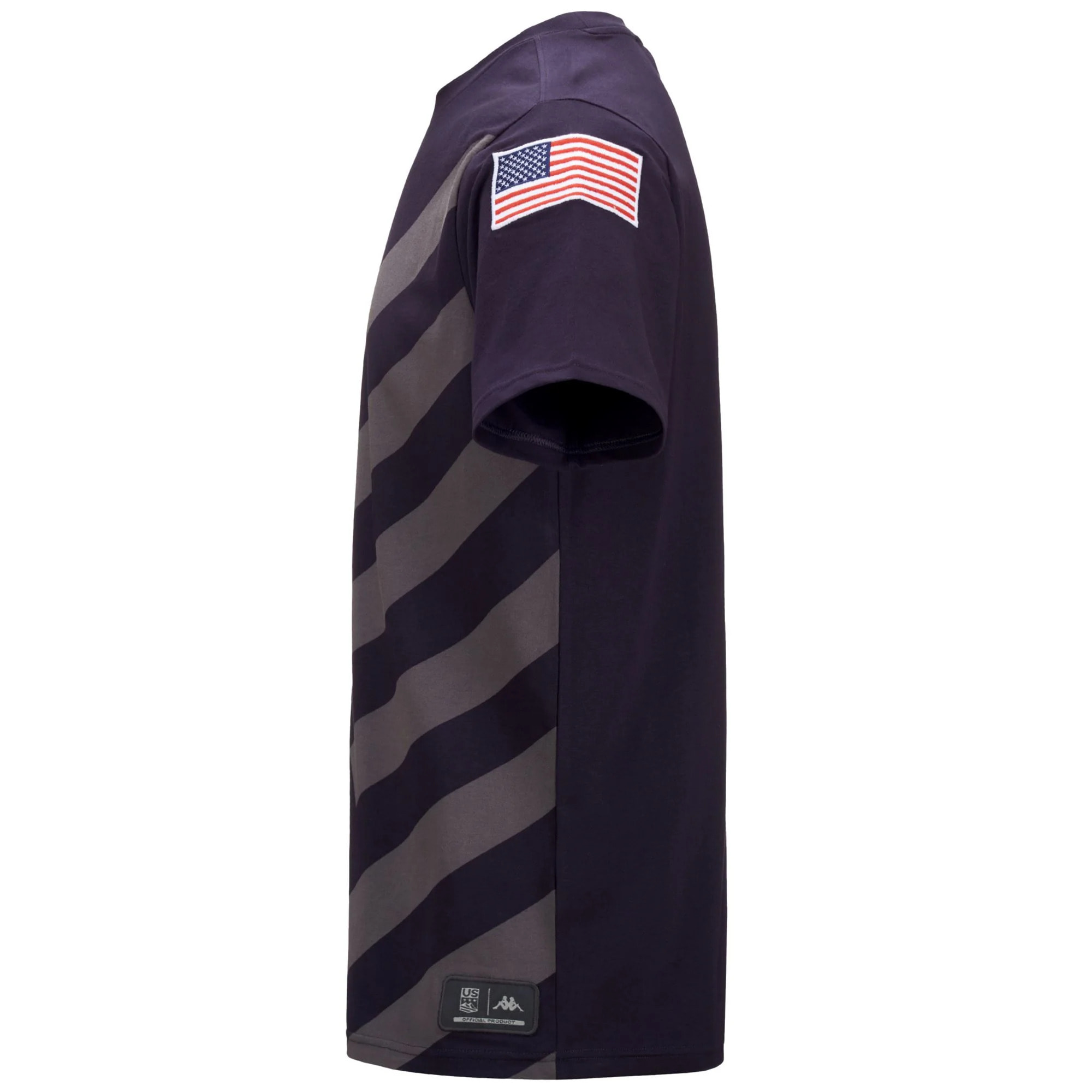 Camisetas y tops Kappa Hombre Mujer Ayba2 Flag Us