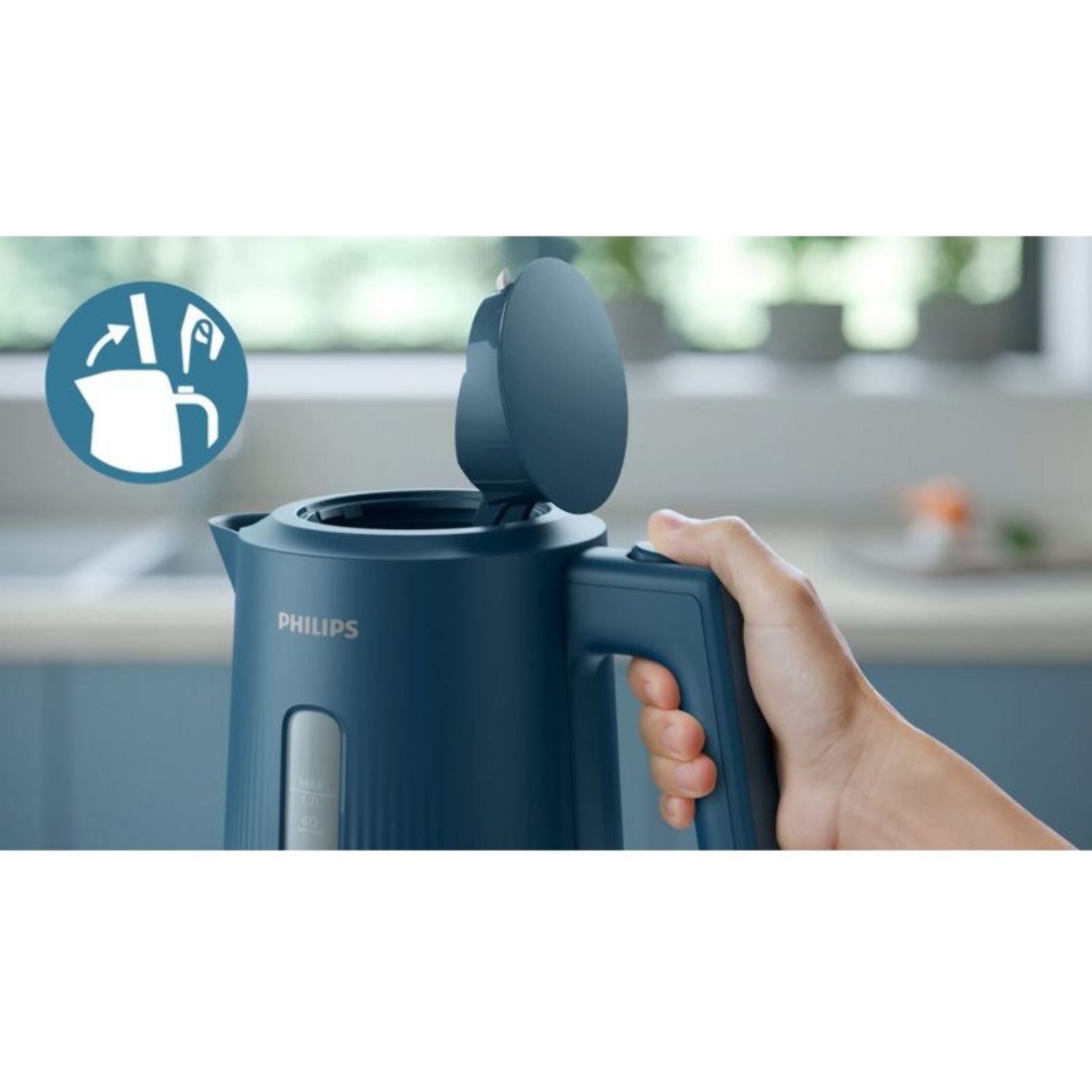 Bouilloire PHILIPS série 3000 HD9411/70 bleu