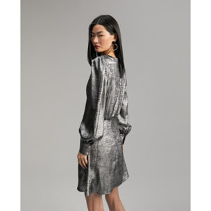 abito corto laminato