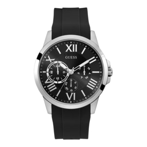 Reloj Guess GW0012G1 Hombre Analogico Cuarzo con Correa de Silicona