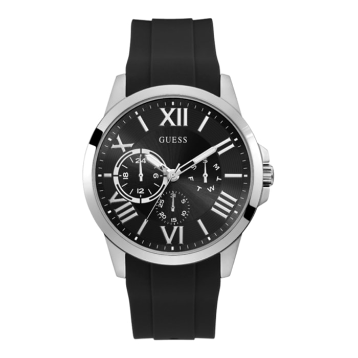 Reloj Guess GW0012G1 Hombre Analogico Cuarzo con Correa de Silicona
