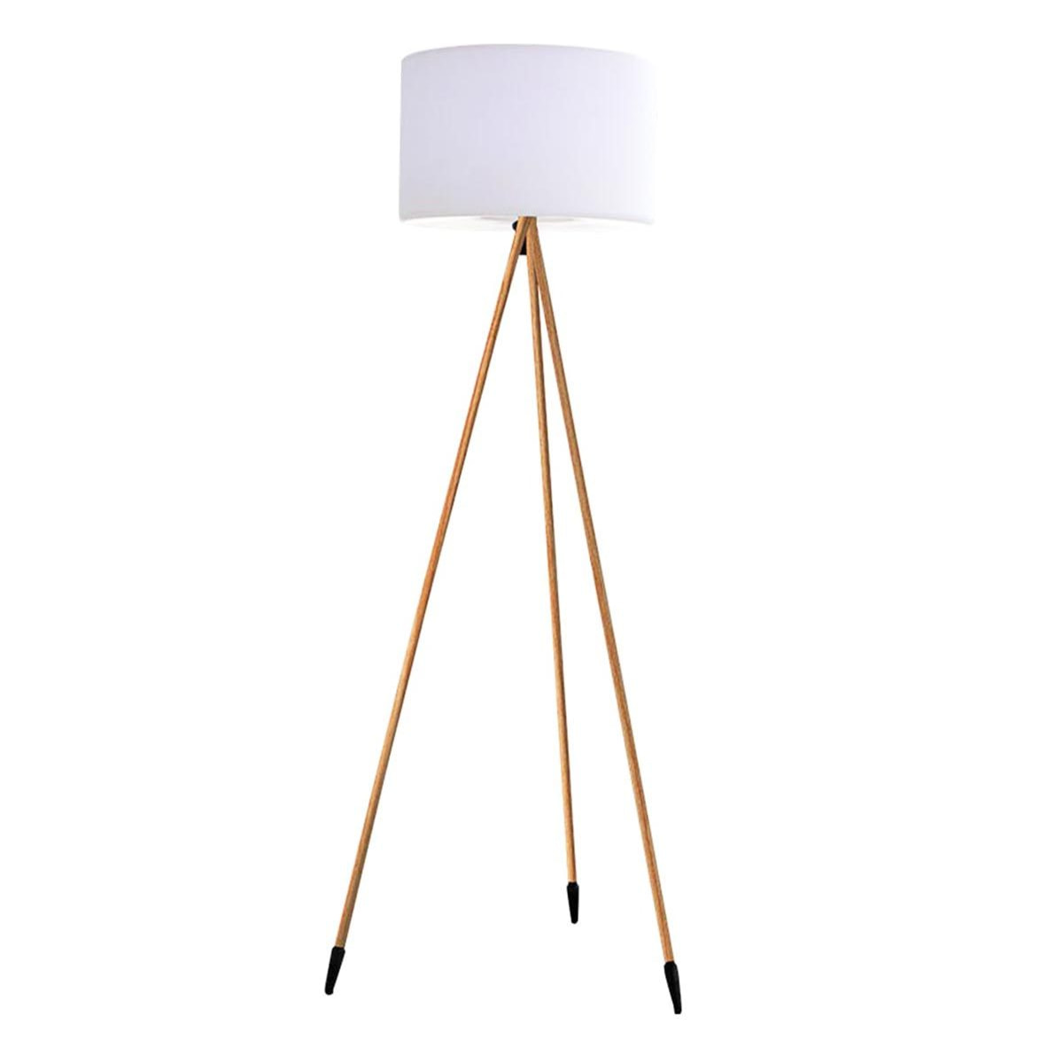 Lampadaire extérieur sans fil TAMBOURY WOOD H155CM