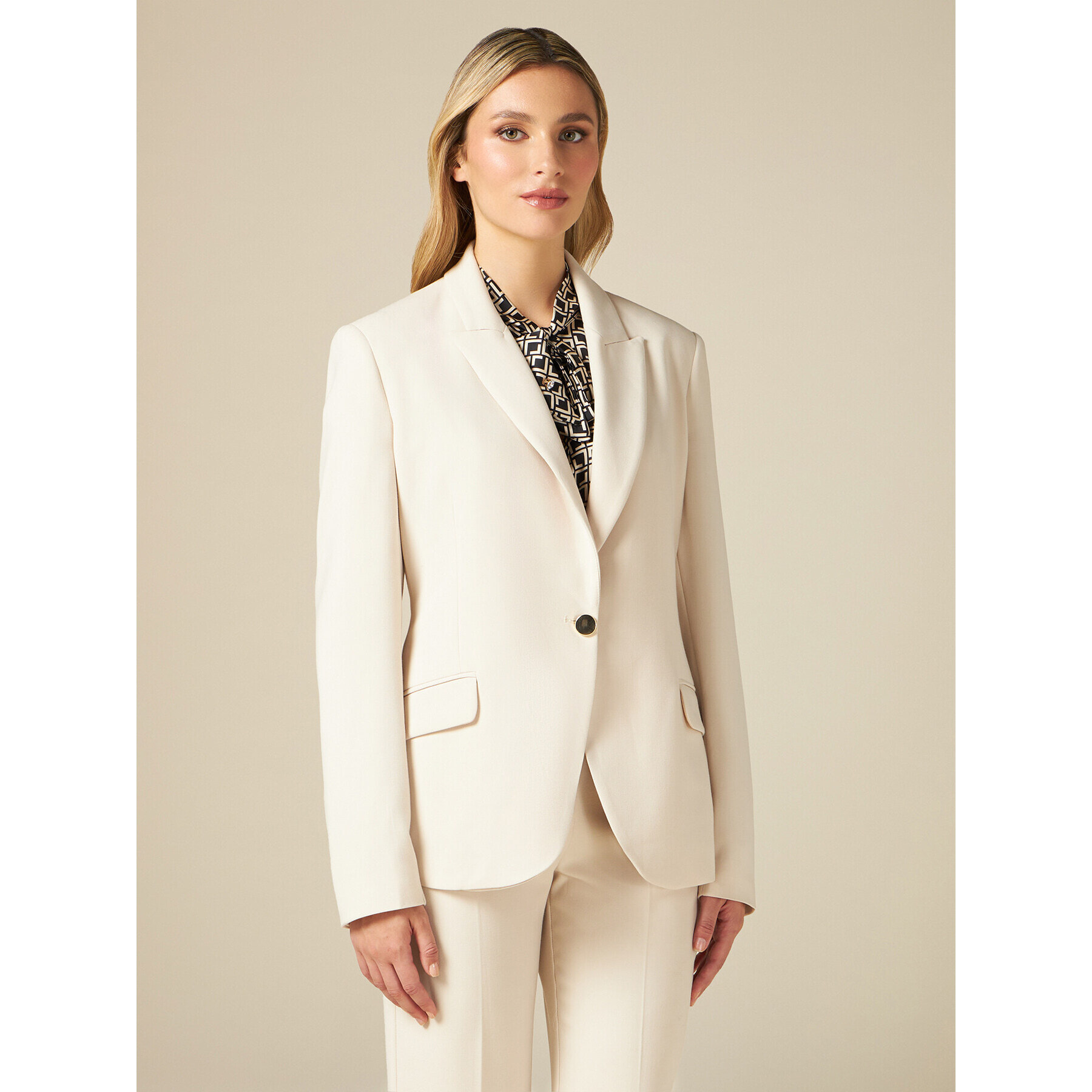 Oltre - Blazer monopetto - Beige