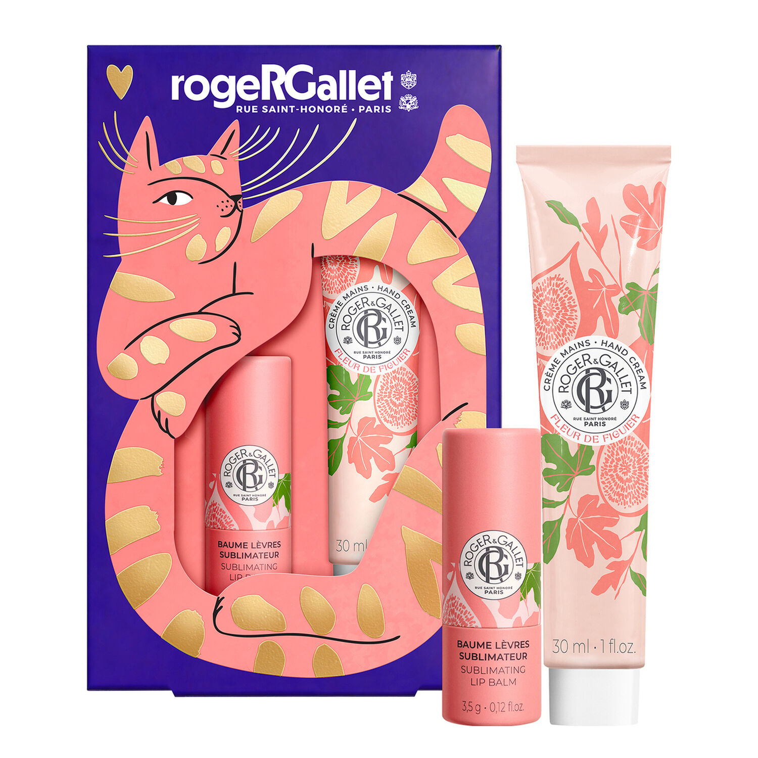 Fleur de Figuier - Coffret Baume Lèvres Sublimateur + Crème Mains Bienfaisante 30 ml