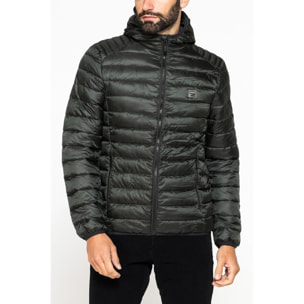 PIUMINO ULTRALEGGERO IN RIPSTOP CON CAPPUCCIO