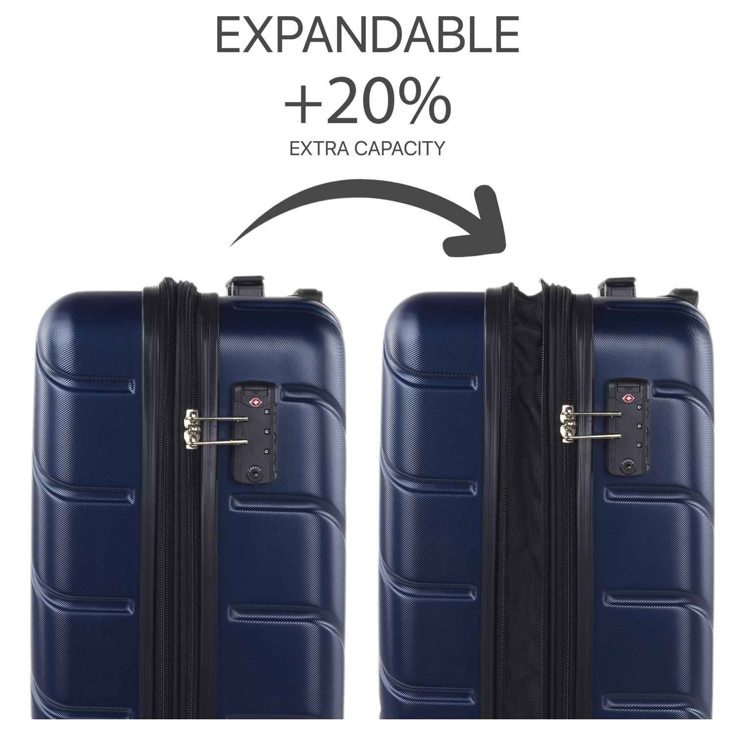 Maleta Abs Grande Dkny Dkny-911 Side Tracked Marino