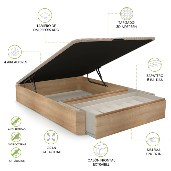 Canapé Luxury Premium 3D Roble