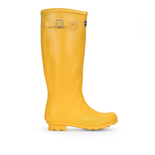 Botas altas de agua amarillas