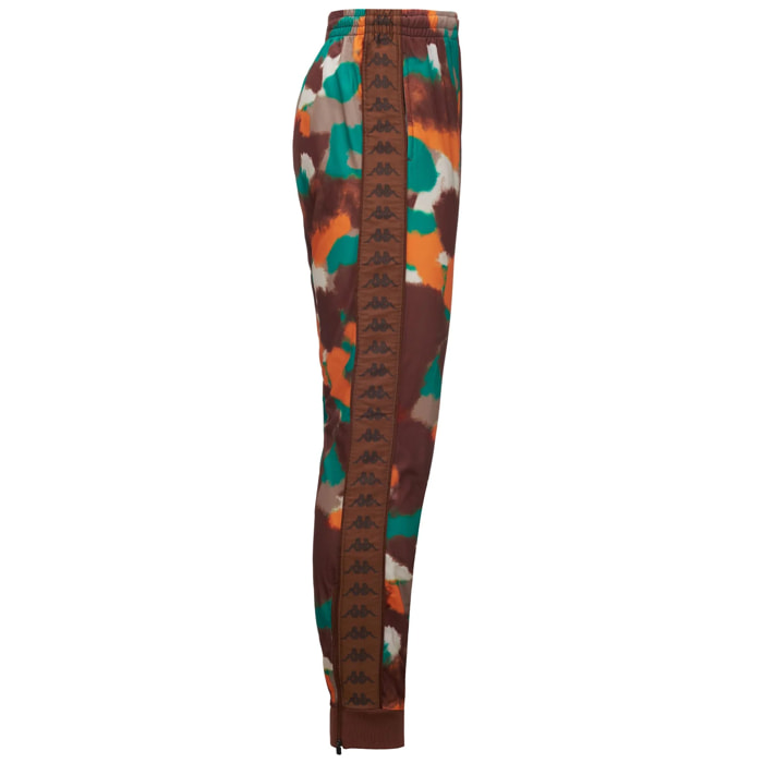 Kappa - Pantaloni Uomo Marrone - 222 Banda Rastoria Graphik Slim