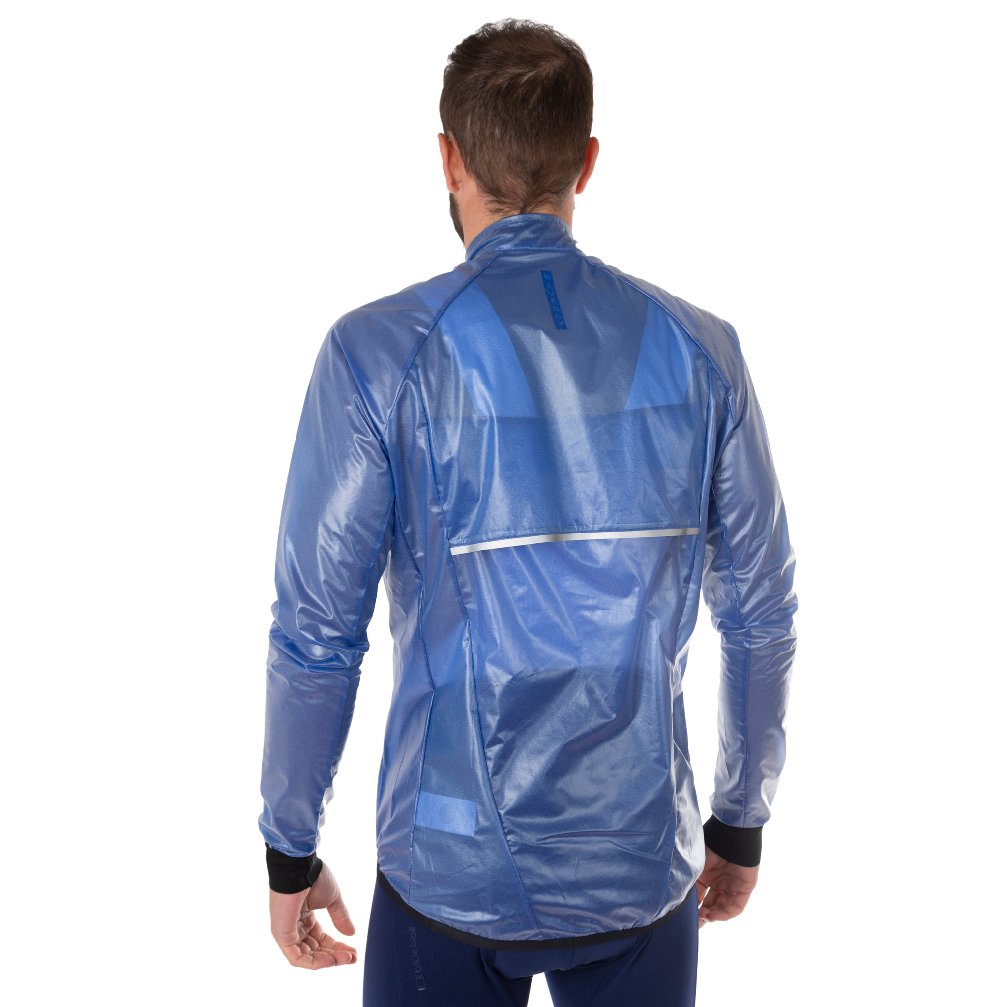 Chaqueta ciclista sin capucha transpirable, resistente al viento y a la lluvia.