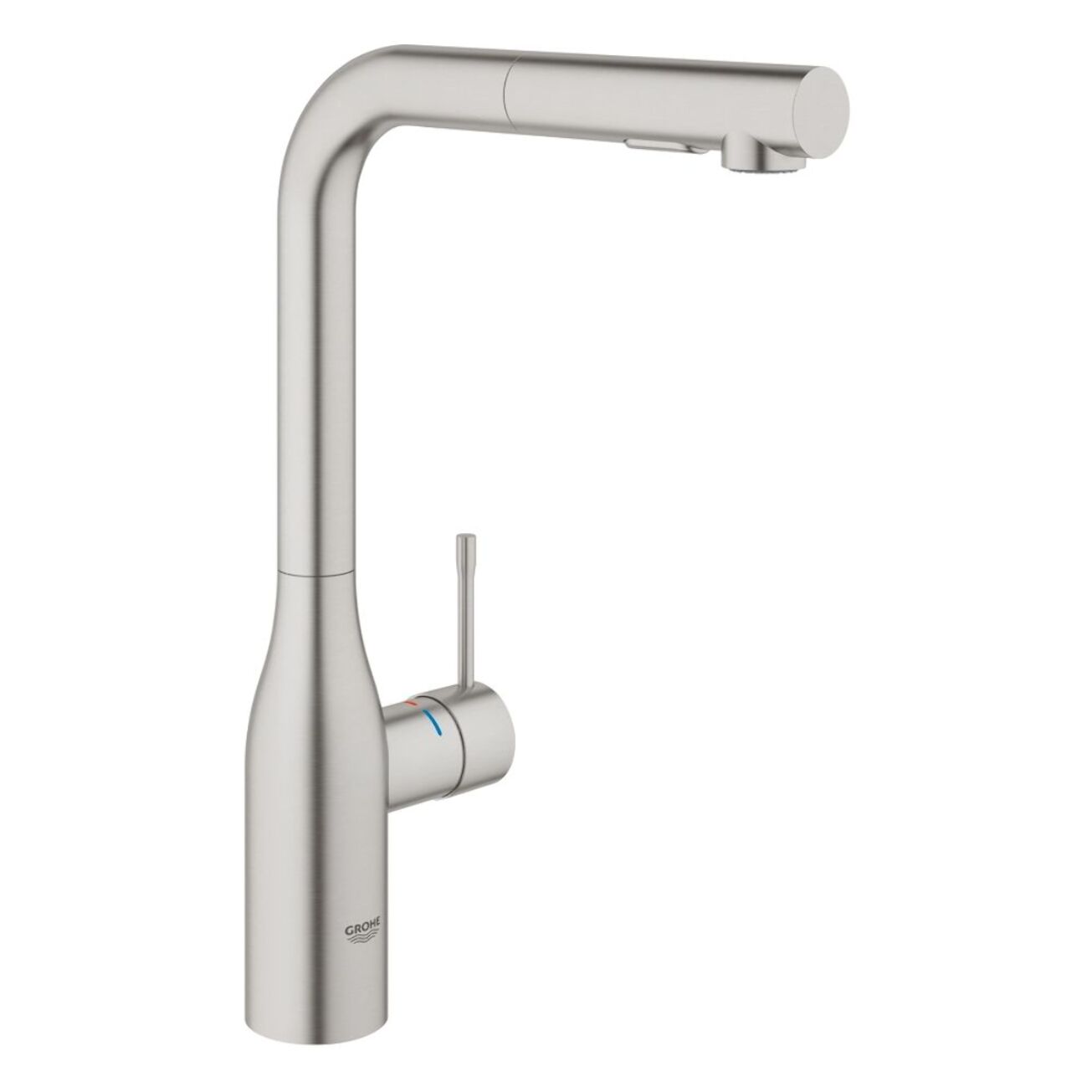 GROHE Essence Mitigeur monocommande Evier finition Supersteel (acier inox brossé)