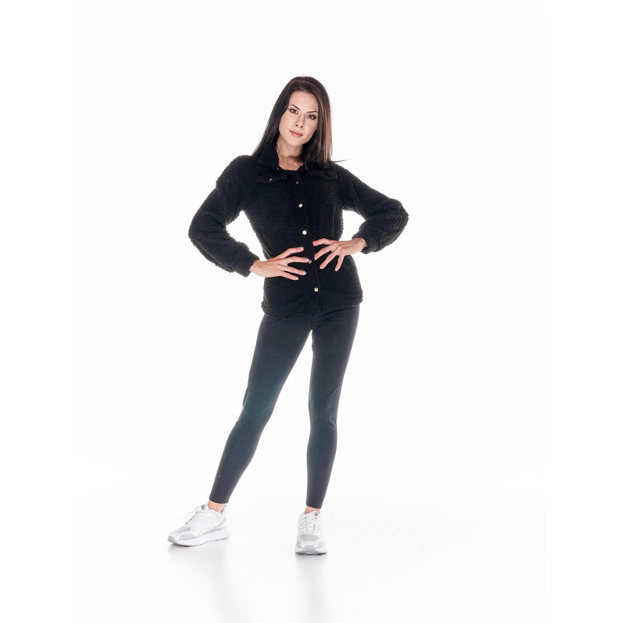 Camisa sherpa mujer Basic Leone
