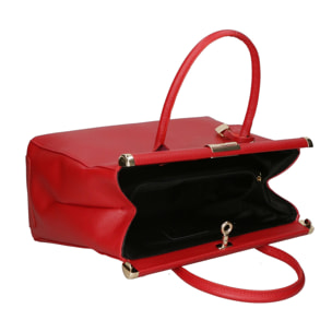 Borsa a mano da donna - Modello Aleria - Vera pelle - 35.0 x 26.0 x 16.0 cm