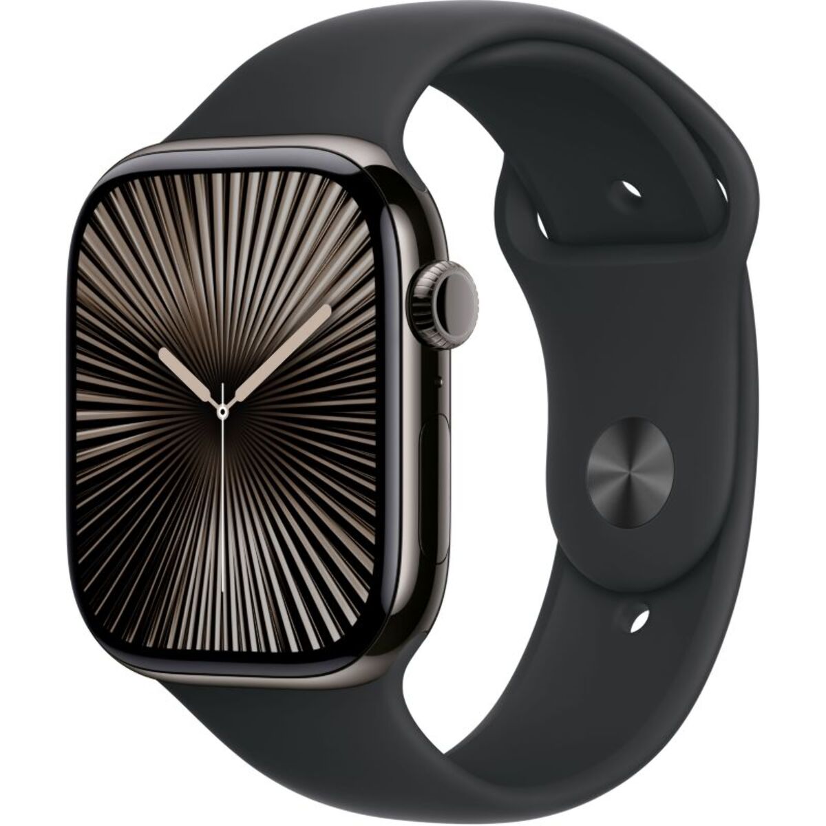 Montre connectée APPLE WATCH Serie 10 46mm Titane Ardoise S/M Cell