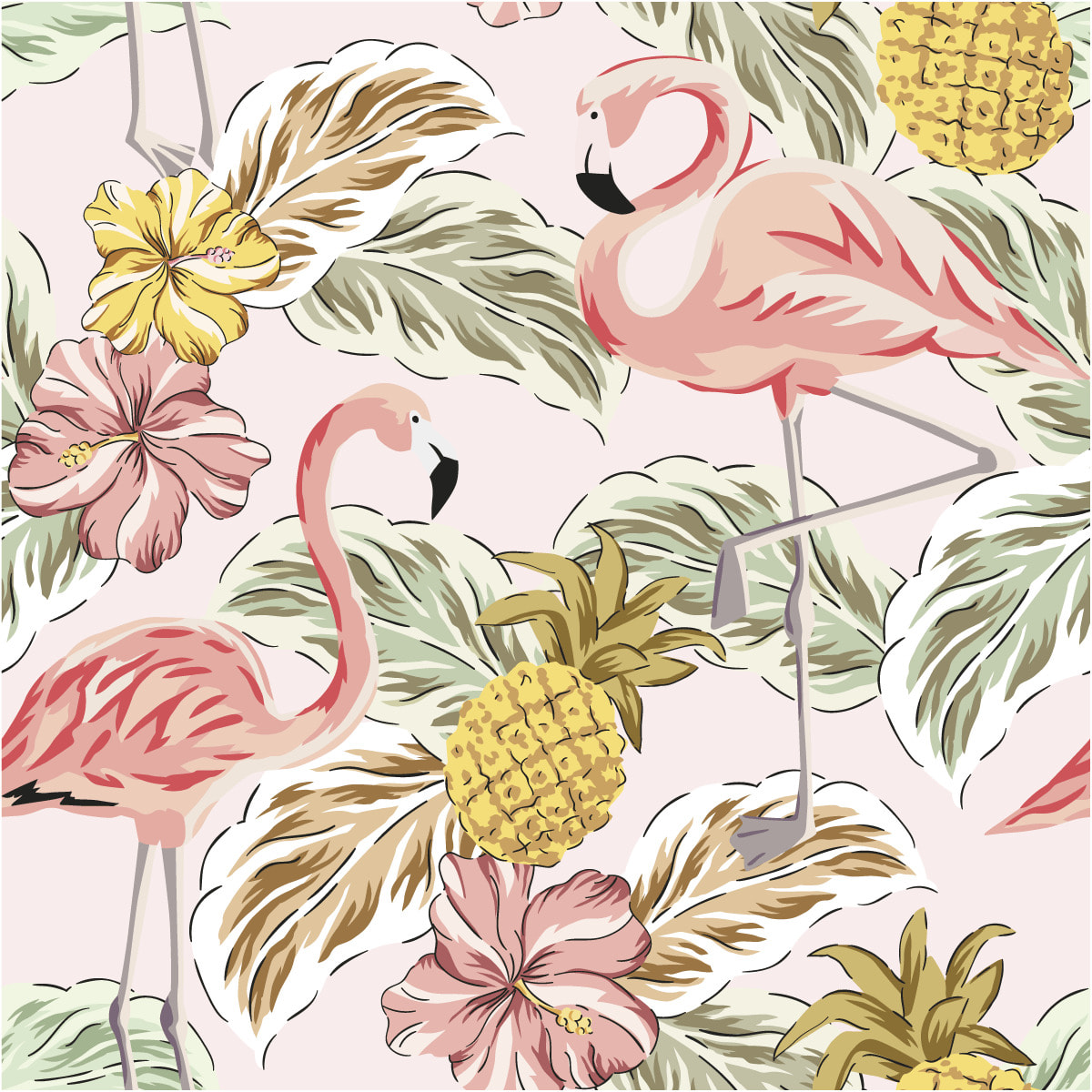 Sticker effet papier peint - TIRRASES