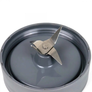 Batidora de vaso portátil JATA JEBT1001 de 600 W. 4 cuchillas. 2 velocidades + pulse. Pica hielo