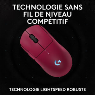 Souris Gamer Sans Fil LOGITECH G PRO 2 Lightspeed Wireless Magenta