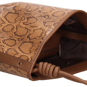 Borsa a mano da donna - Modello Astrea Lux - Pelle vegana PU - 39.0 x 23.0 x 17.0 cm