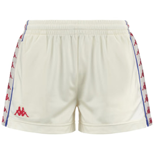 Kappa - Pantaloni Corti Donna Bianco - 222 Banda Ladytread