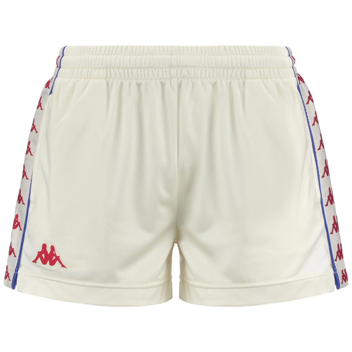 Kappa - Pantaloni Corti Donna Bianco - 222 Banda Ladytread