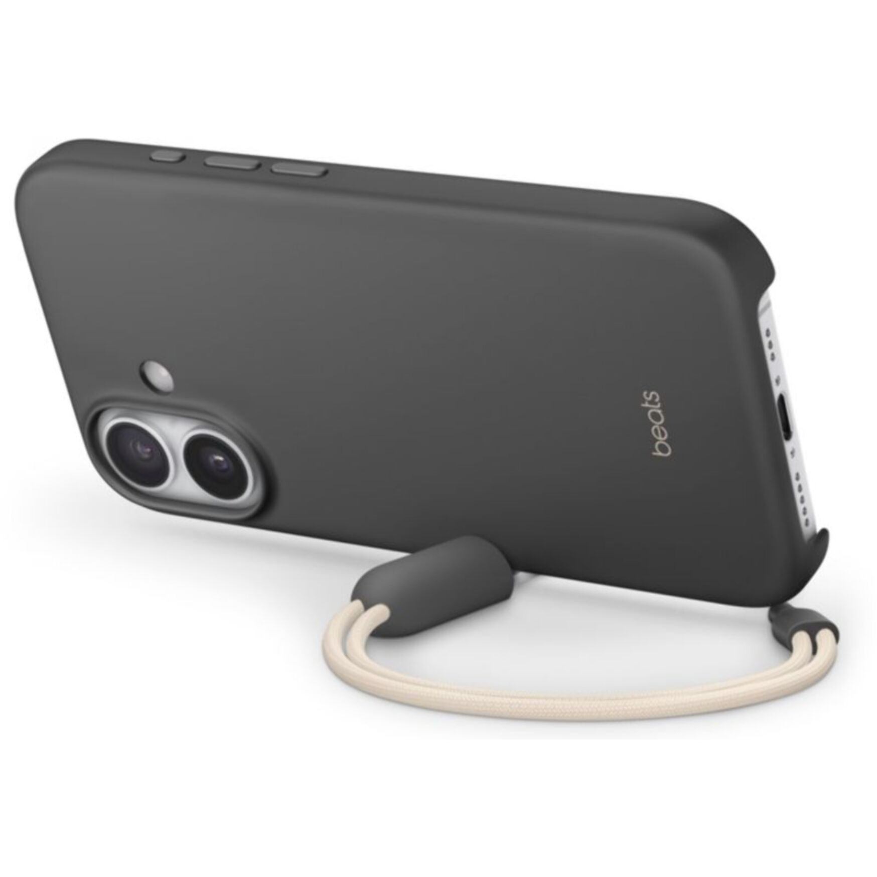 Coque BEATS iPhone 17 Magsafe stand Gris granite