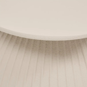 Table basse Fylis argile 50x50cm