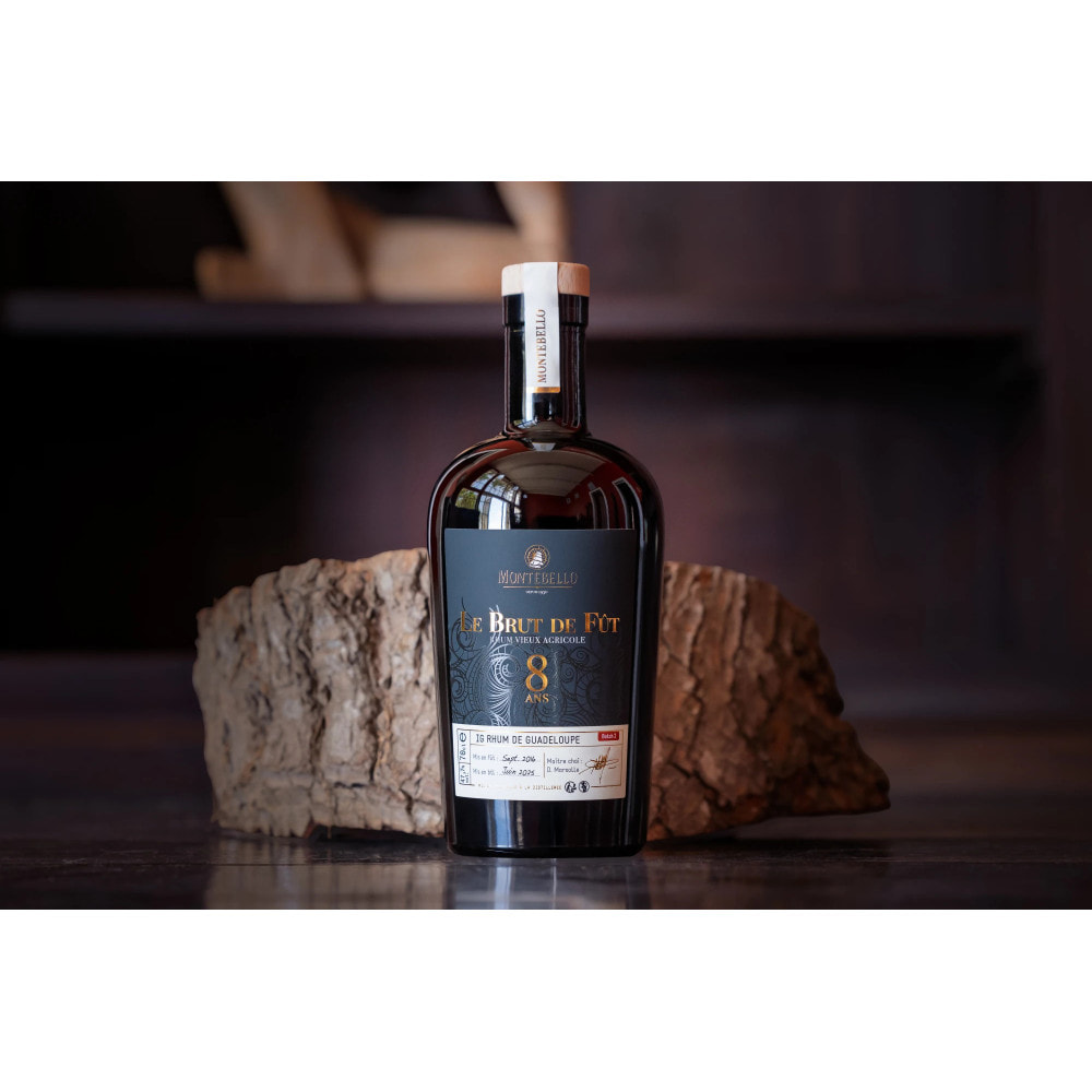 Rhum Vieux Agricole Montebello 8 ans Brut de Fût BATCH 2 - Guadeloupe | 47.7% vol | 70cl