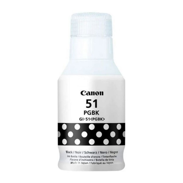 Cartouche d'encre CANON Bouteille d'Encre GL-51 Noire - 4641C001