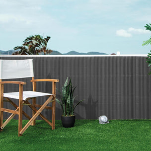 Cañizo Pvc Lite Doble Cara 16 Mm Antracita
