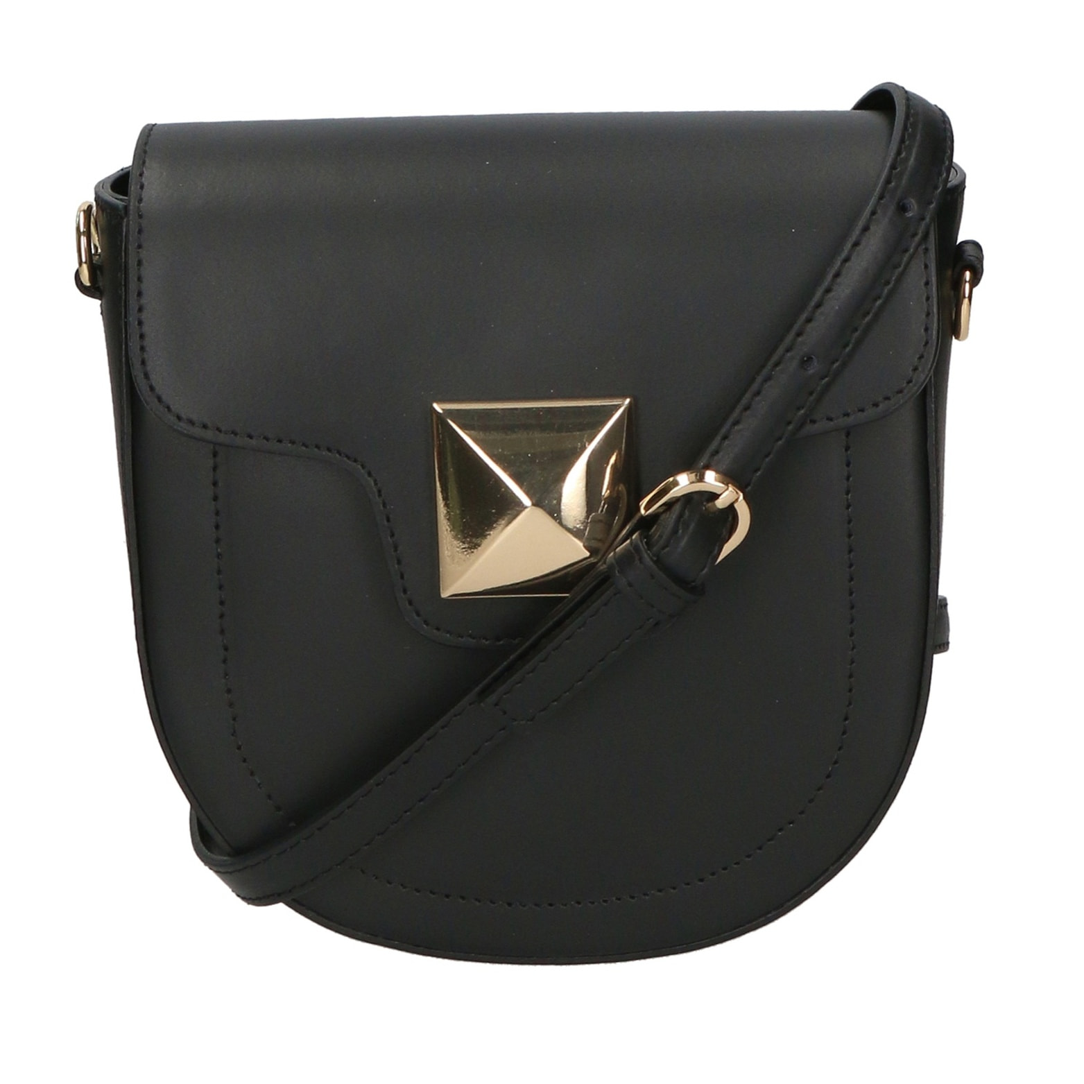Borsa a tracolla da donna - Modello Calista - Vera pelle - 19.0 x 20.0 x 7.0 cm