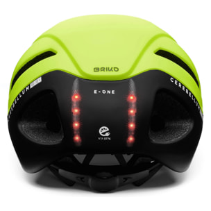 Caschi Briko Uomo Donna Verde E - One Led