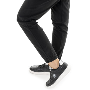 Pantalón de mujer de invierno a rayas de terciopelo 'Perla'