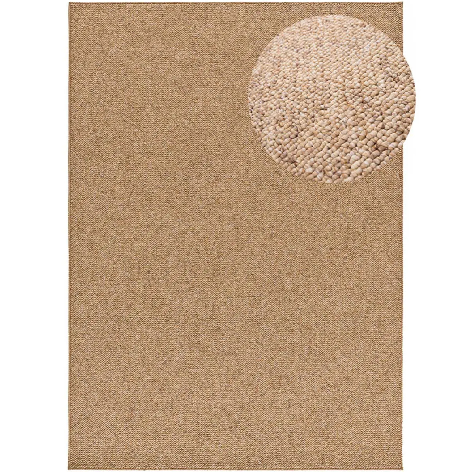 PETRA Alfombra lavable tejido en bucle en natural, varias medidas disponibles.