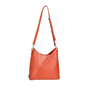 Borsa a spalla da donna - Modello Carmine - Vera pelle - 27.0 x 23.0 x 9.0 cm