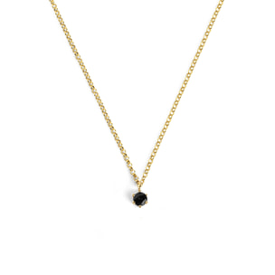 Collana Sophie Black Argento Placcato Oro