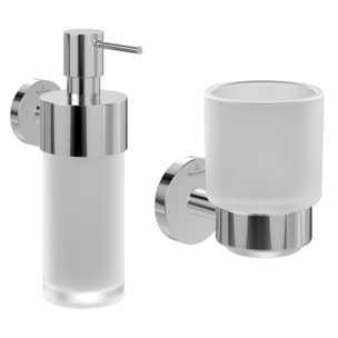 Porte-verre + Distributeur de savon VILLEROY & BOCH Elements Tender