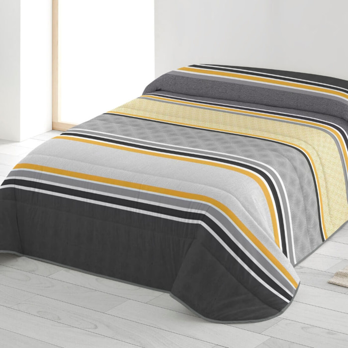 ICEHOME - Edredón Nórdico Estampado - 100% Poliéster Microfibra - 300 gr/m² con Tacto Pluma - Lineas Texturas