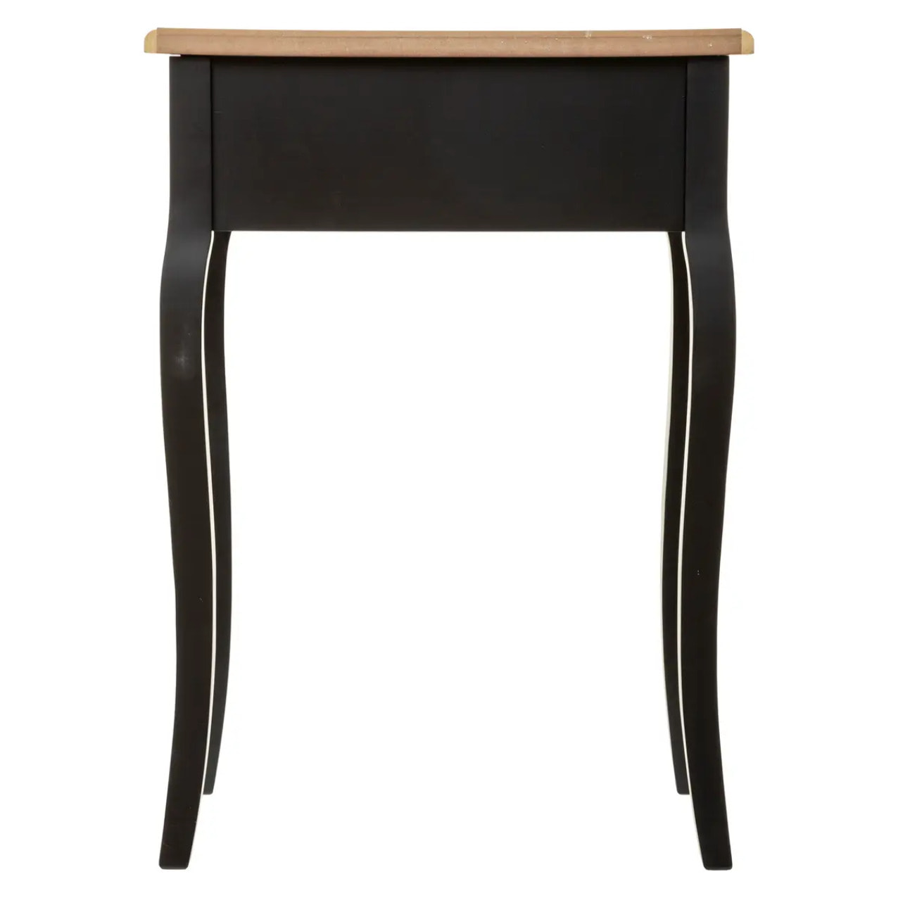 Table de chevet "Chrysa" noir H65,5cm
