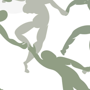 Affiche encadrée danseurs abstraits matisse Affiche + cadre en métal - Noir