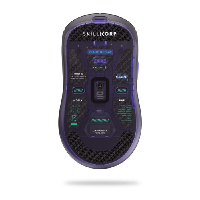 Souris Gamer Sans Fil SKILLKORP M20 Noir Ultimate 1K