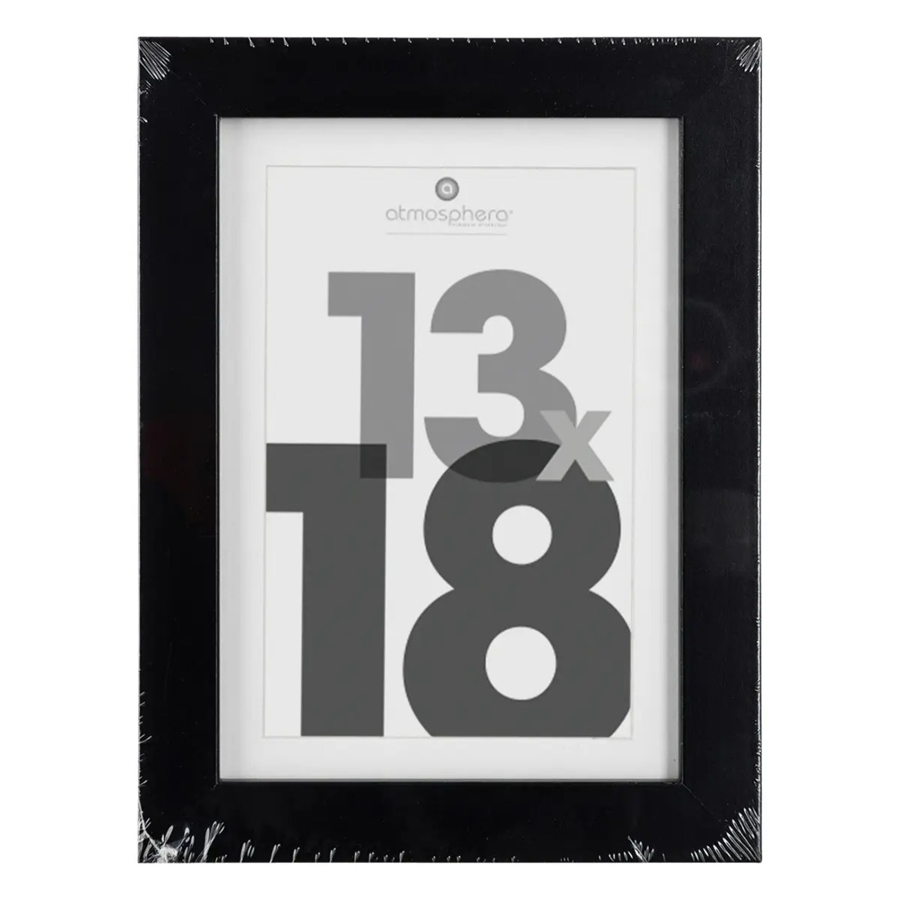 Cadre photo bois "Eva" noir 13x18cm