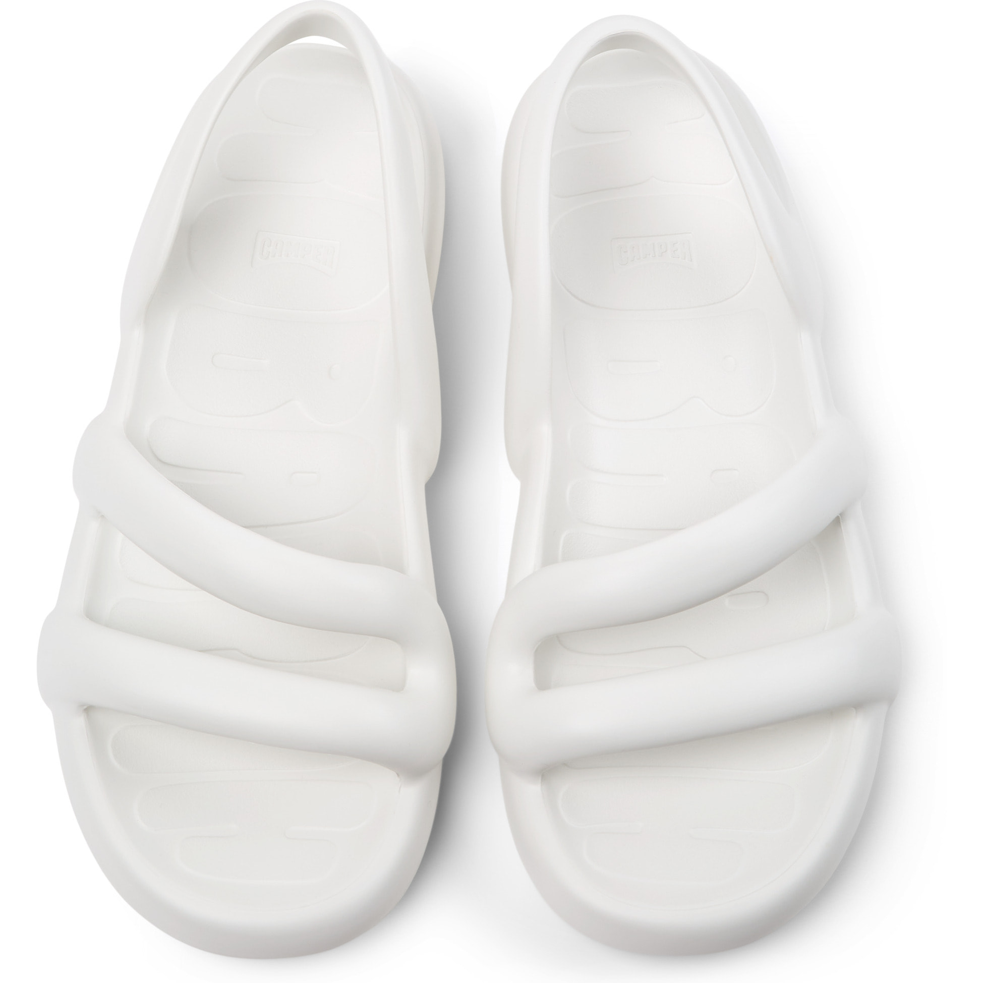 Sandalias - CAMPER Kobarah Flat - Blanco - Sintético