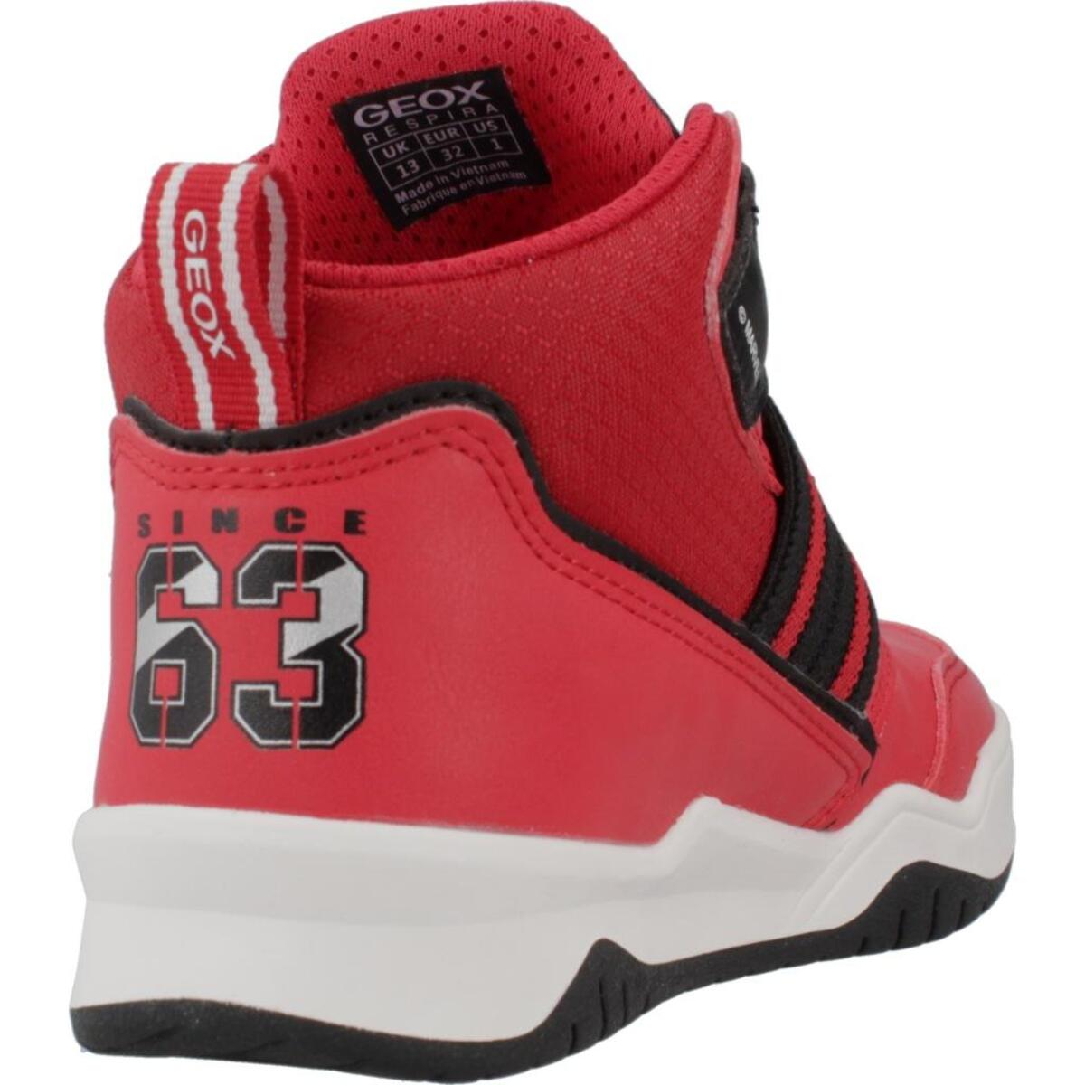 Zapatillas Niño de la marca GEOX  modelo J PERTH ROJO
