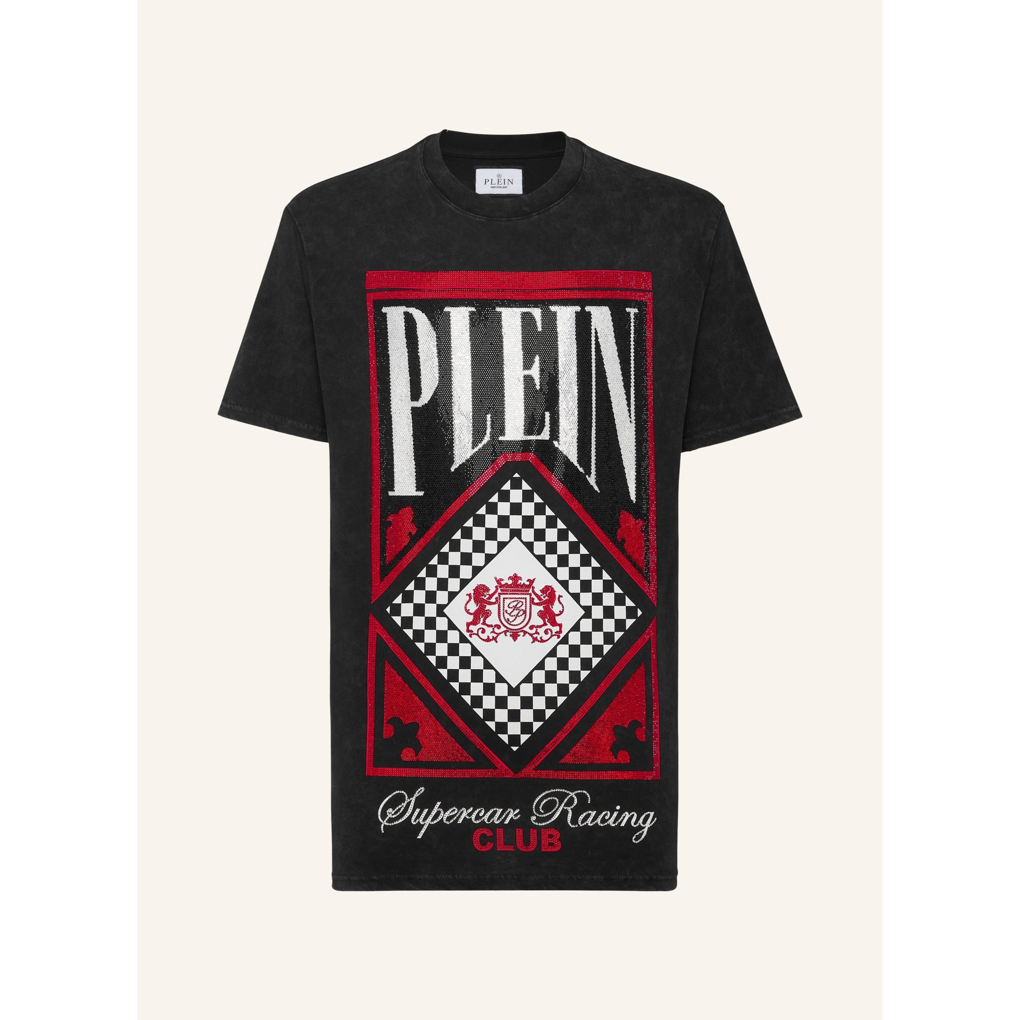 PHILIPP PLEIN T-Shirt Round Neck RACING