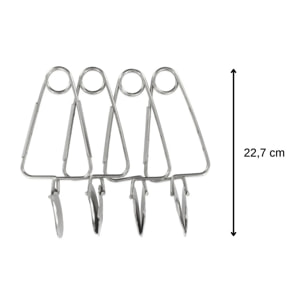 Lot de 8 pinces à escargots FM Professional Gourmet Edition