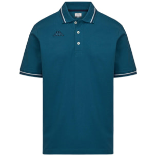 Kappa - Polos Hombre Azul - Logo Maltax 5 Mss