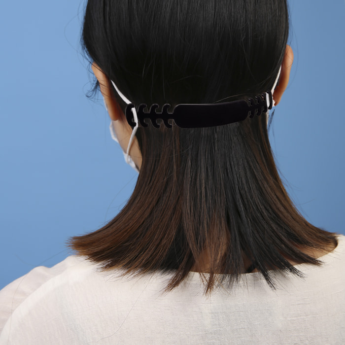 Pack X5 salvaspalle per maschere, in silicone morbido e flessibile.