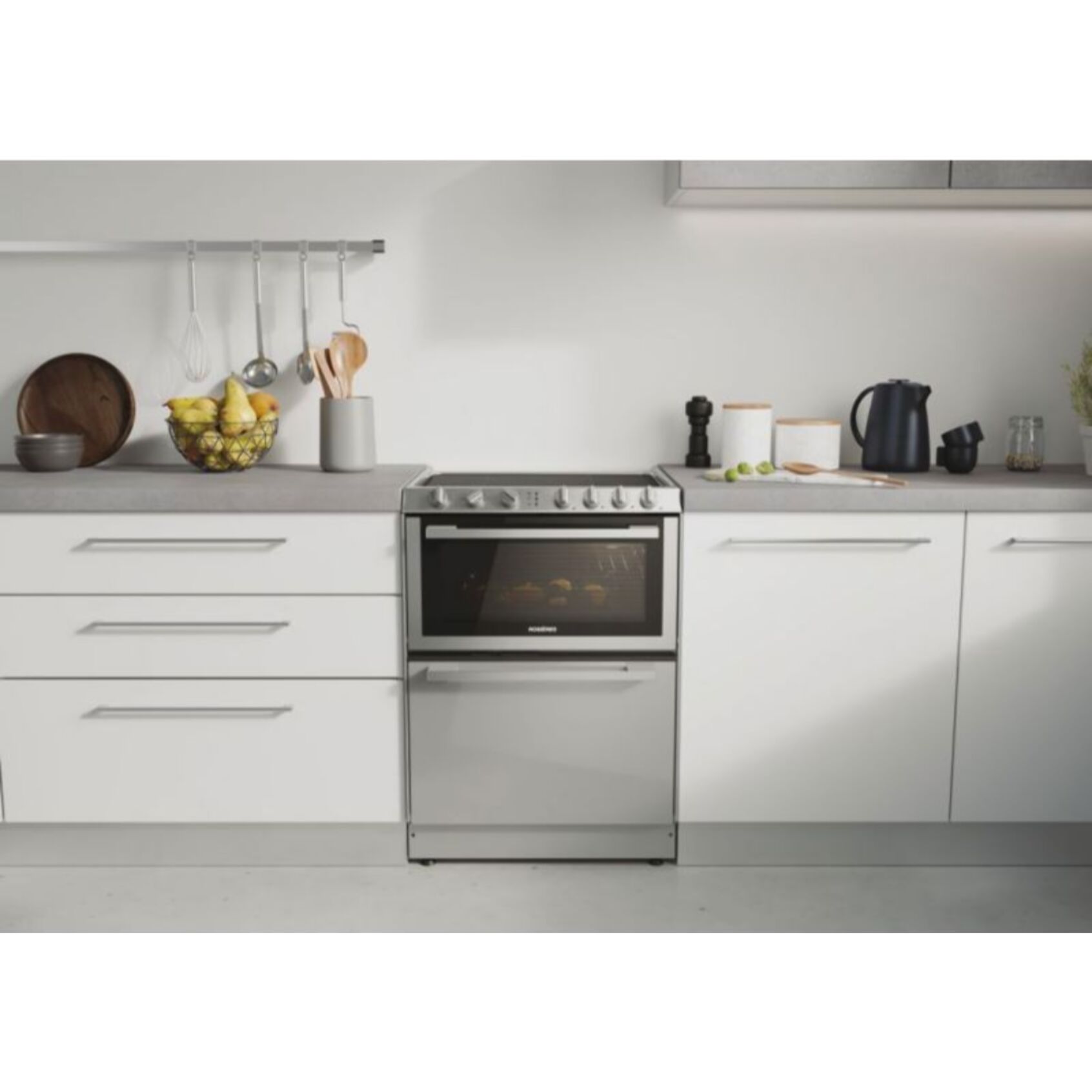 Combiné four lave-vaisselle ROSIERES TRV60NOIN/1 TRIO vitro
