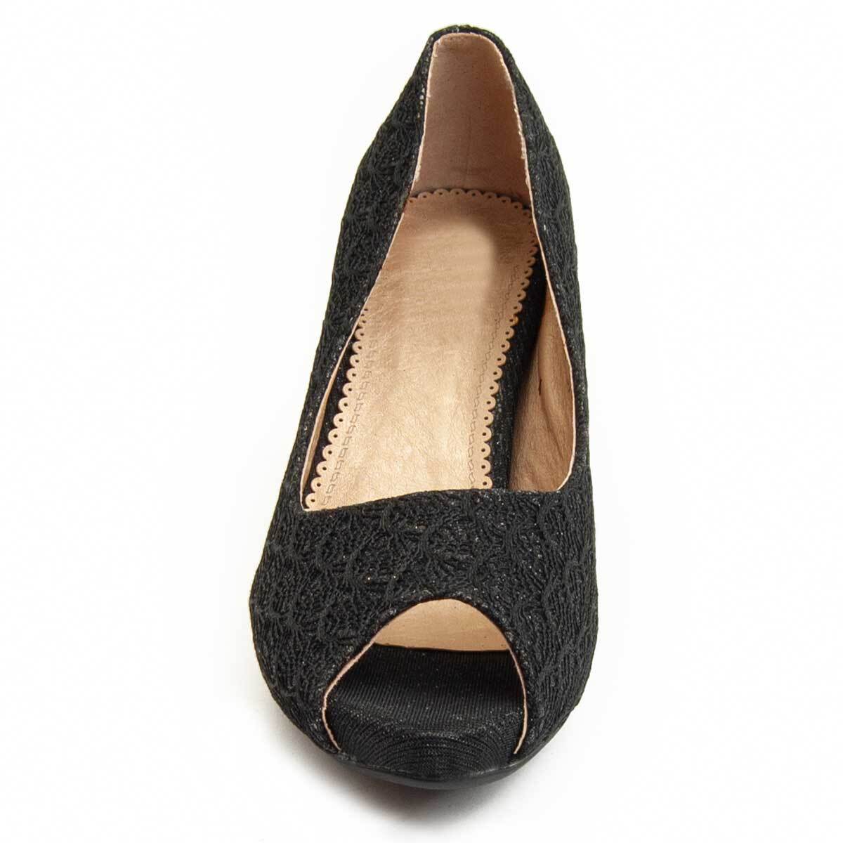 Zapato de tacón - Negro - Altura: 8 cm